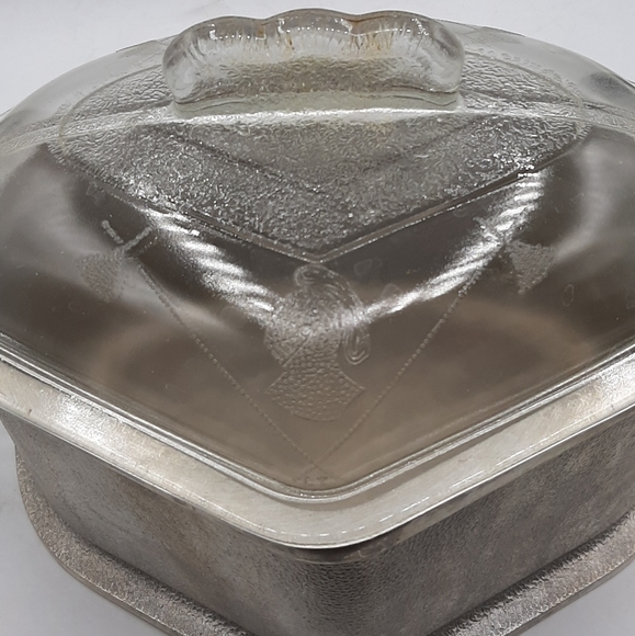 Vintage Guardian Cookware Aluminum Ecomony Trio's One Section With Glass Lid - Picture 5 of 9